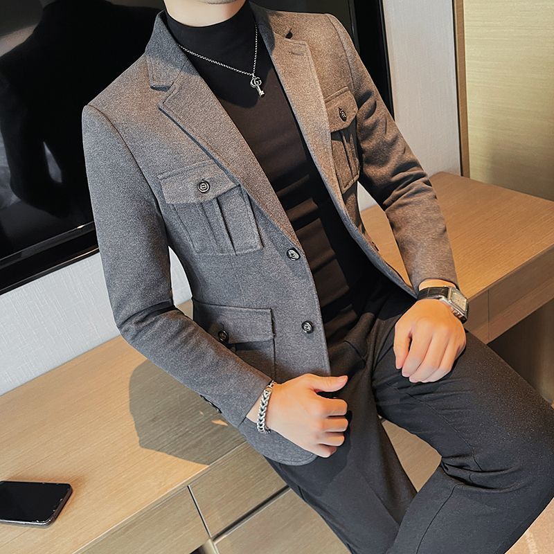 Fashion Light Luxury New Tweed - Men'S Fashion Light Jacket ulasan dan harga