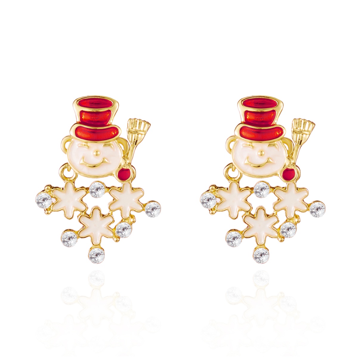 Christmas Holiday Stud Earring - Men'S Fashion Xmas Party ulasan dan harga