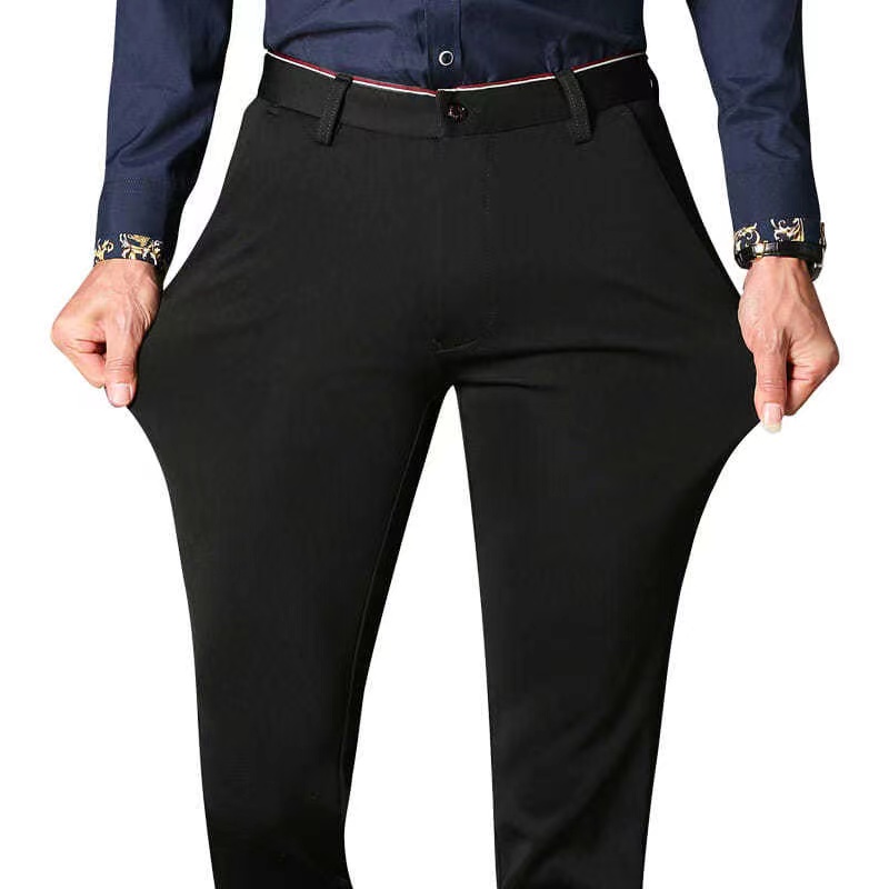 High Stretch Men's Dress Pants - Formal Trouser Stretch ulasan dan harga