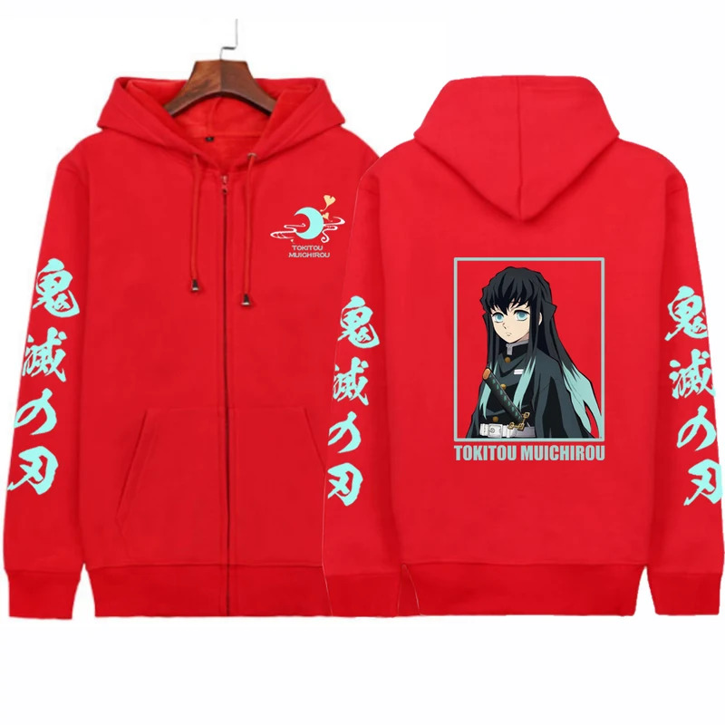 CyAnime Demon Slayer Mens Zipp - Men'S Fashion Zipper Hoodie ulasan dan harga