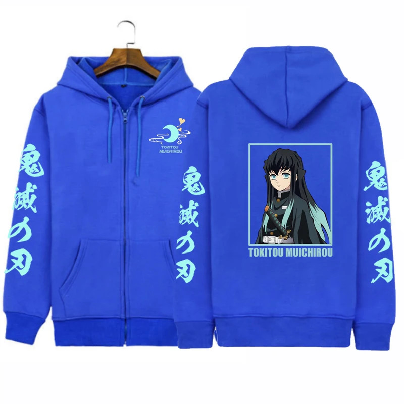CyAnime Demon Slayer Mens Zipp - Men'S Fashion Zipper Hoodie ulasan dan harga