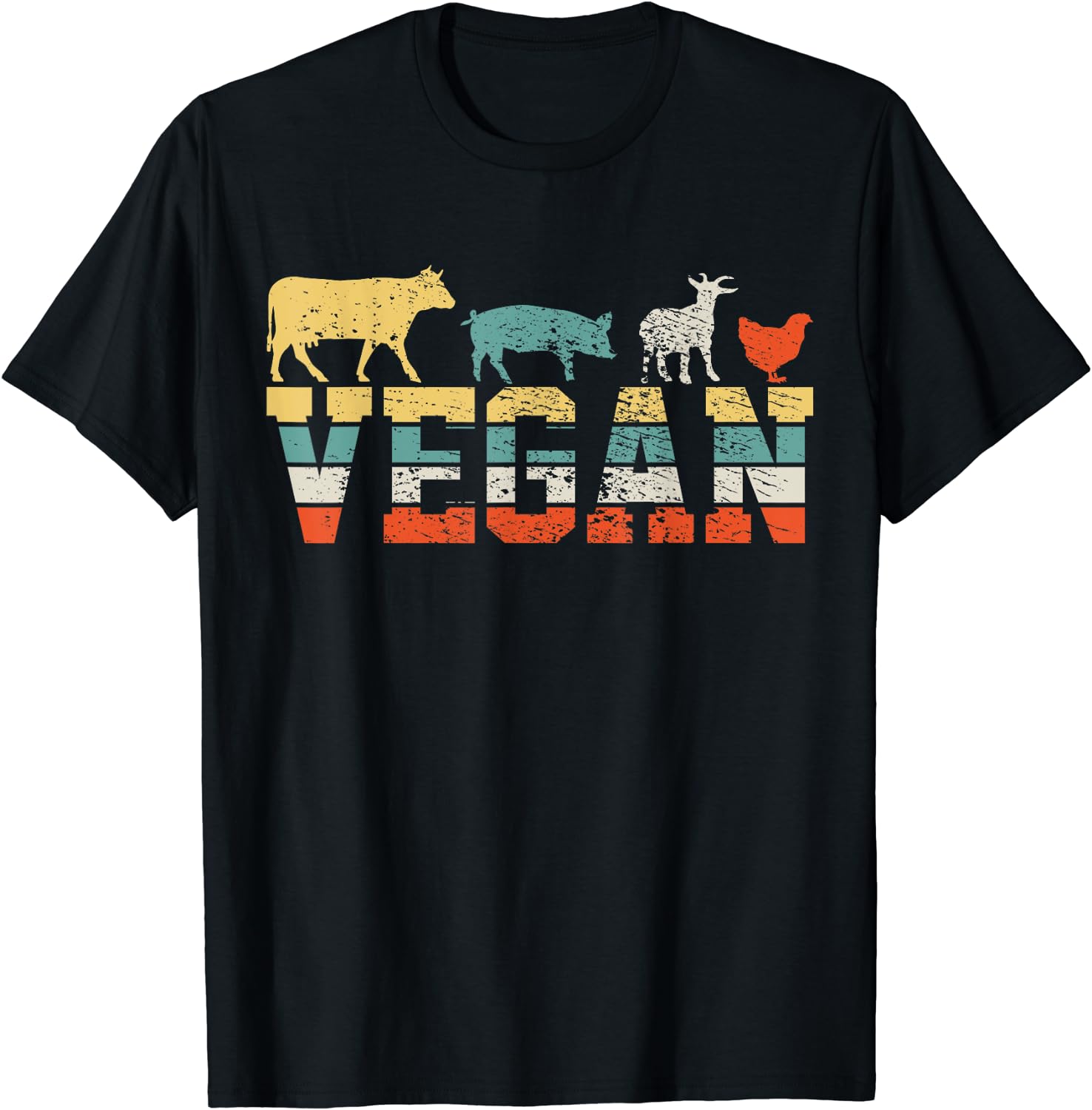 Vegan Vintage T-Shirt Summer M - Mens Fashion Magazines ulasan dan harga