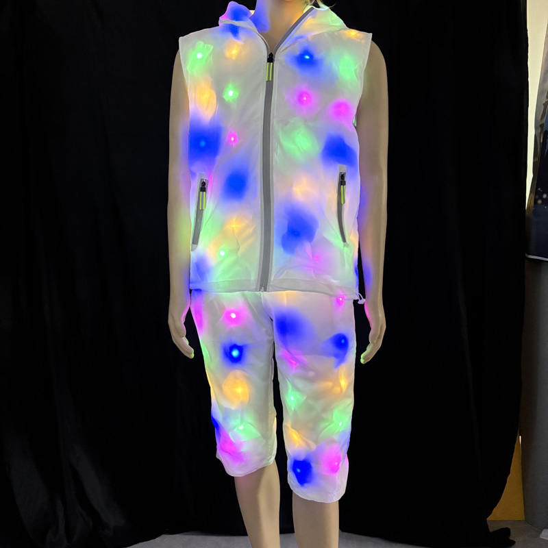 Glowing Vest Jacket Costumes H - Men'S Fashion Light Jacket ulasan dan harga