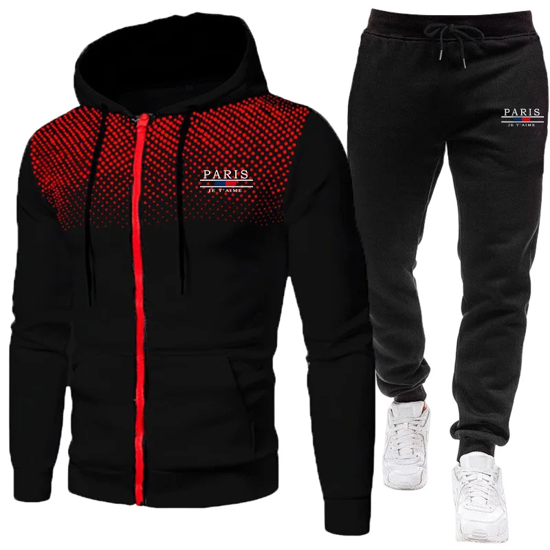 2026 Trend Men's Sports Set Zi - Men'S Fashion Zipper Hoodie ulasan dan harga