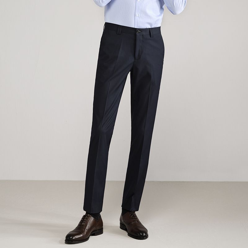 Men's Spring Summer Slim Fit B - Formal Trouser Stretch ulasan dan harga