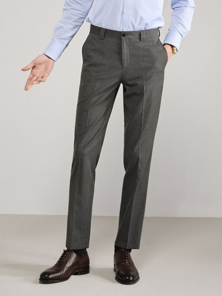 Men's Spring Summer Slim Fit B - Formal Trouser Stretch ulasan dan harga
