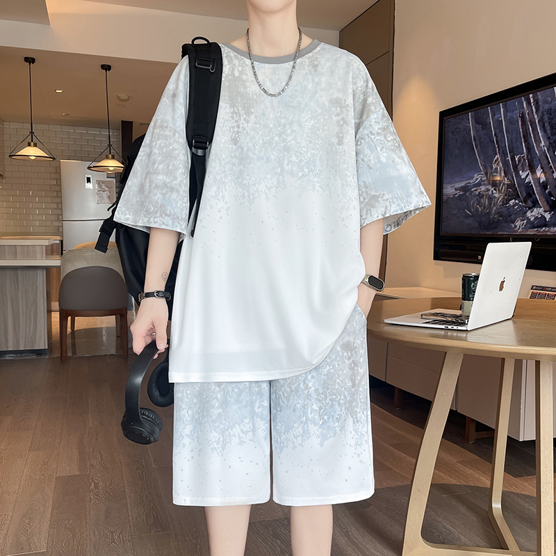 【Top 5-Point Pants】Men's T-Shi - Men'S Fashion Pants ulasan dan harga