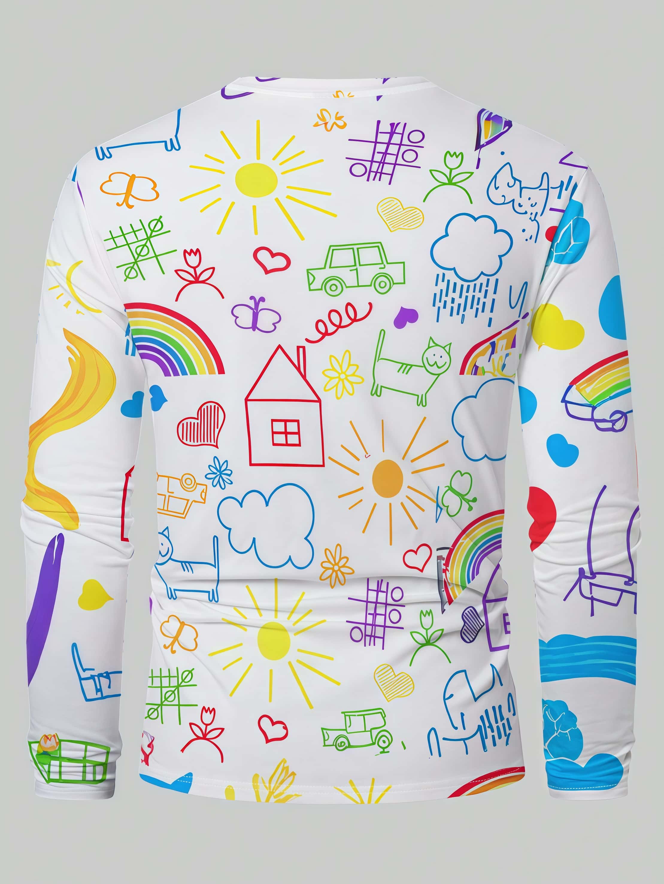 2026 New Dopamine Color Graffi - Men'S Fashion For 2026 ulasan dan harga
