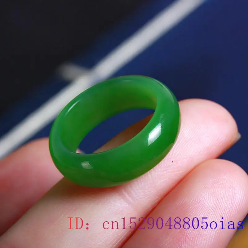 Natural Green Hetian Jade Ring - Men'S Fashion For Wedding ulasan dan harga