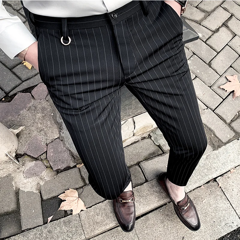Men's Suit Pants Dress Pants N - Formal Trouser Stretch ulasan dan harga