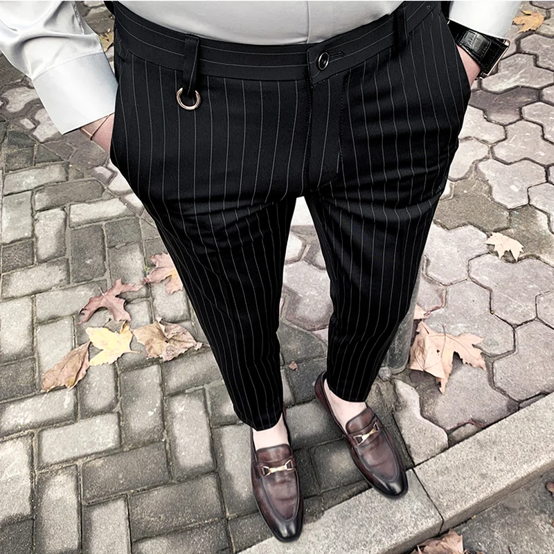 Men's Suit Pants Dress Pants N - Formal Trouser Stretch ulasan dan harga